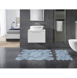 Mijölnir Juego de alfombrillas de baño Azul (2 piezas)